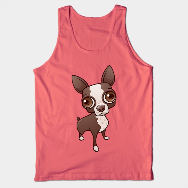 Zippy the Boston Terrier Tank Top by fizzgig